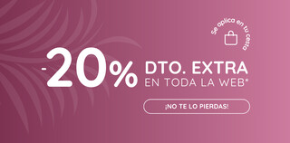 20% EXTRA EN TODA LA WEB 20% EXTRA EN TODA LA WEB