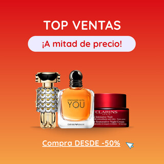 A MITAD DE PRECIO PACO PERFUMERIAS