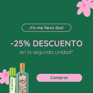 -25% DESCUENTO SEGUNDA UNIDAD PACO PERFUMERIAS