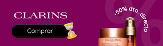 CLARINS 50% DESCUENTO