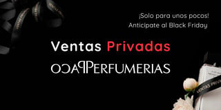 VENTAS PRIVADAS BLACK FRIDAY