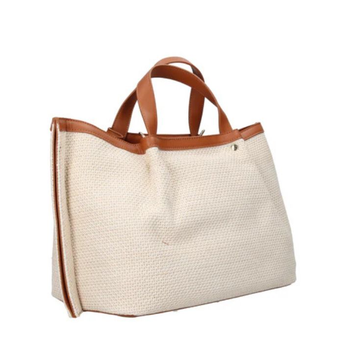 Bolso Shopper Seek Marr&oacute;n-Natural   3