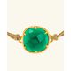 Pulsera Bizancio con Esmeralda  T. Única-222981 1