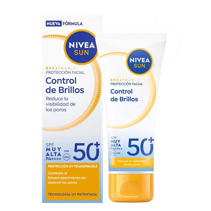 Portecci&oacute;n Facial Control Brillos SPF50+  40ml-236656 1