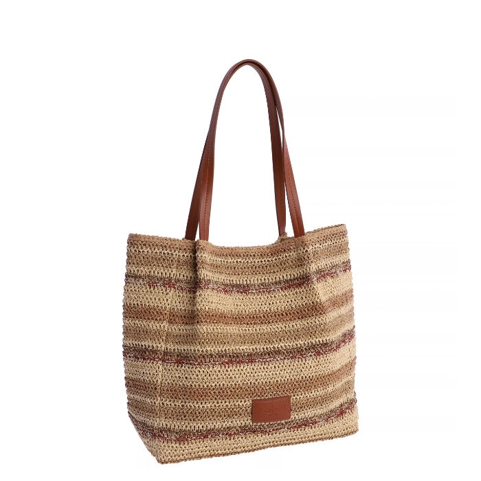 Bolso Shopper L&iacute;a Beige   1