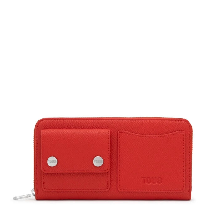 Billetera Mediana Audree Pockets Roja   0