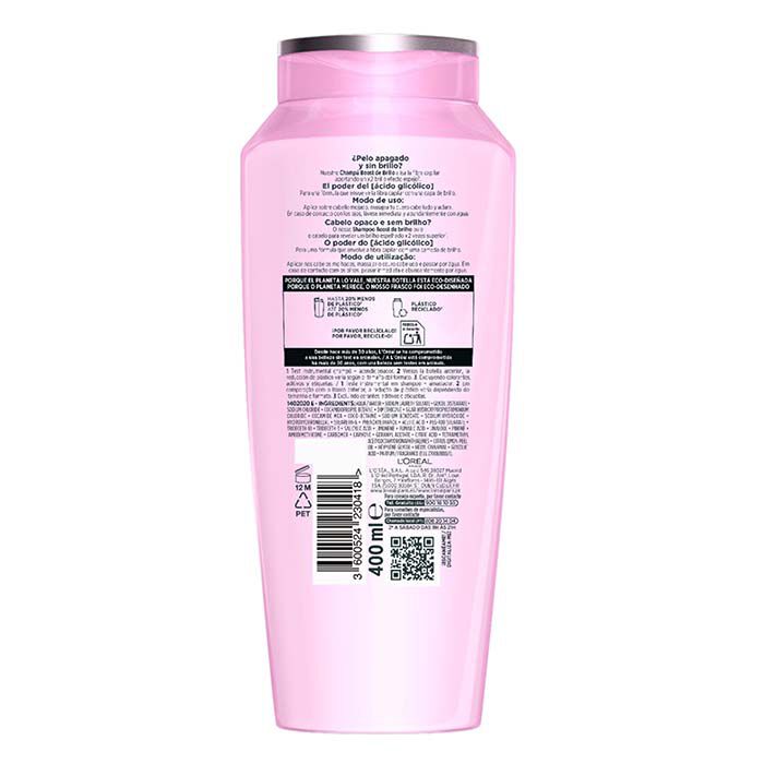 GLYCOLIC GLOSS Champú Boost de Brillo  400ml-231333 1