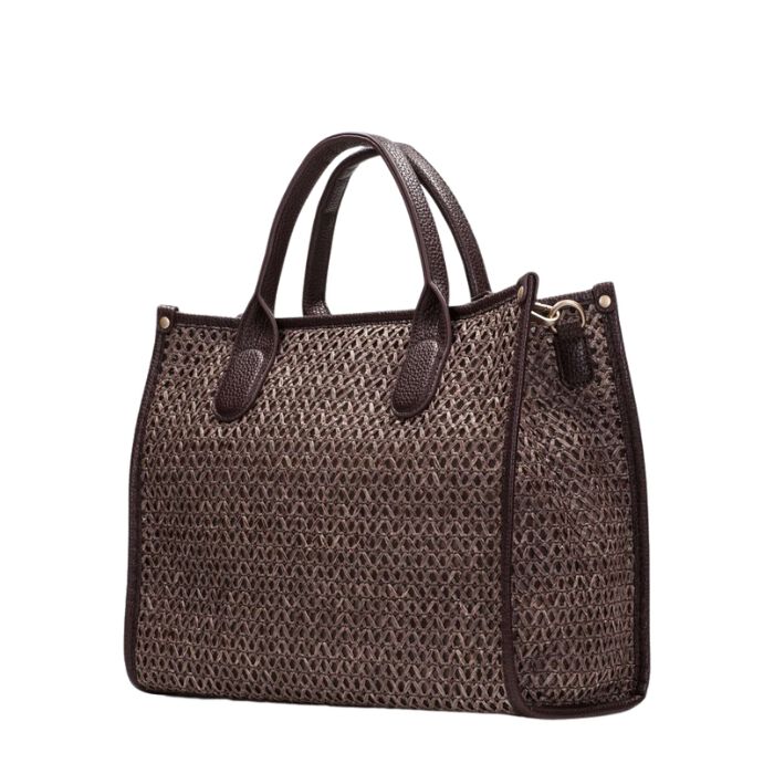Bolso Shopper Rafia Avellana   2