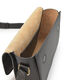 Bolso Bandolera Rectangular con Solapa Negro   3