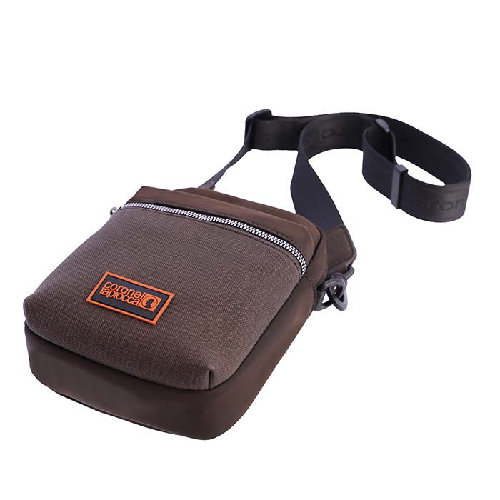 Bolso Bandolera Caballero Marrón   3