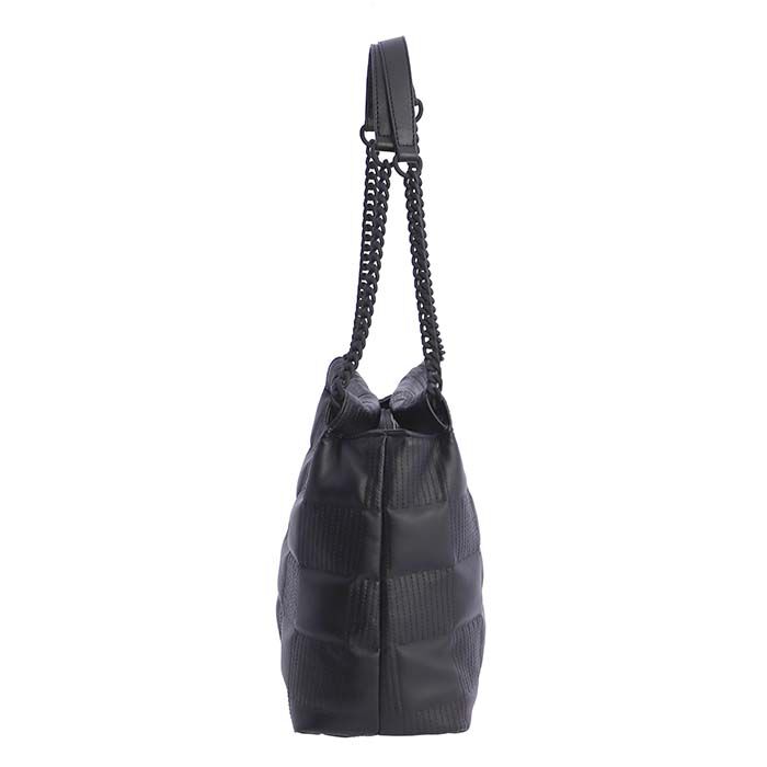 Bolso de Hombro Cadena Negro   5