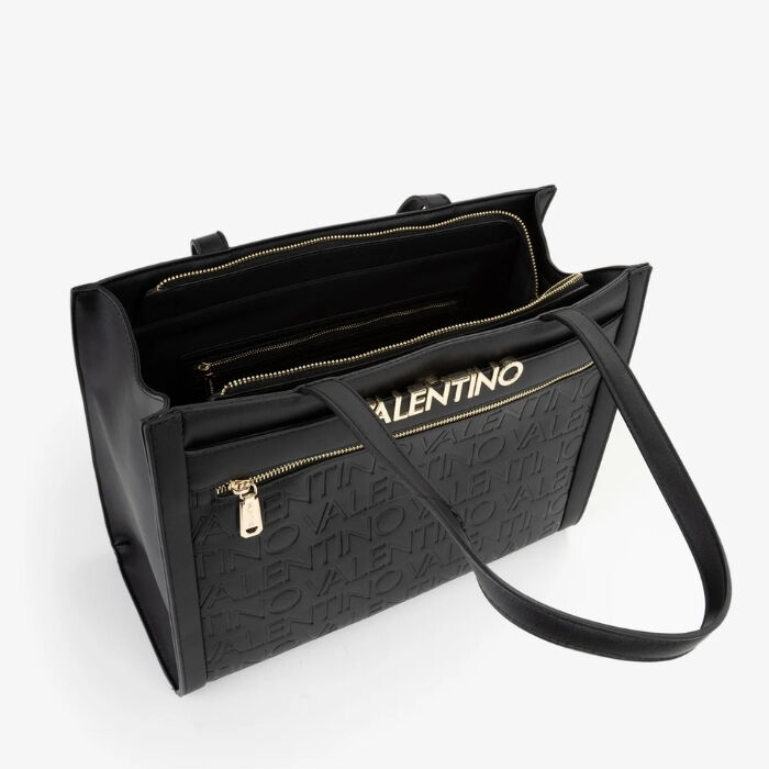 Bolso Shopping Cora Negro   1