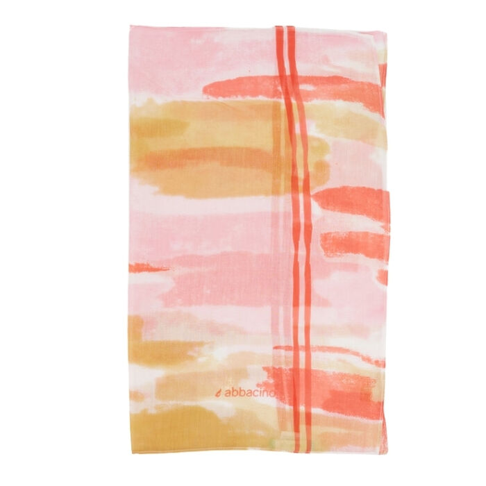 Bandana Seda y Modal Acuarela Coral   3