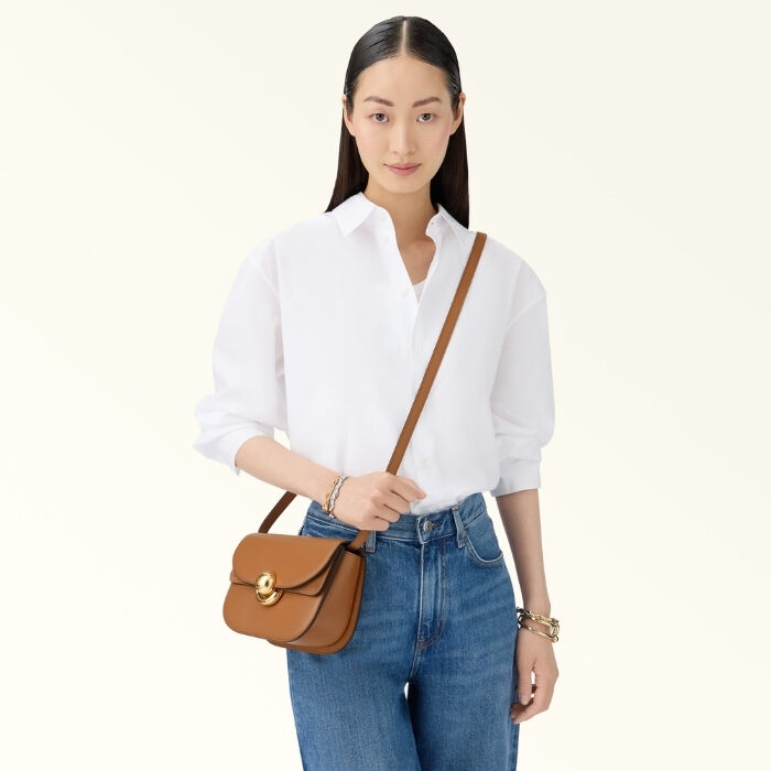 Furla Sfera Mini Bolso Bandolera Brandy   5