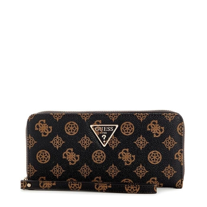 Cartera Laurel SLG Large Zip Marr&oacute;n  