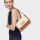 Bandolera Mediana Audree Canvas Camel   3