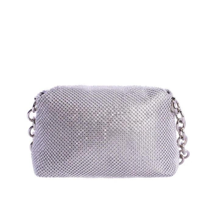 Bolso de Fiesta Leire Plateado   3