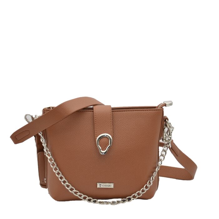 Bolso Bandolera Camel  