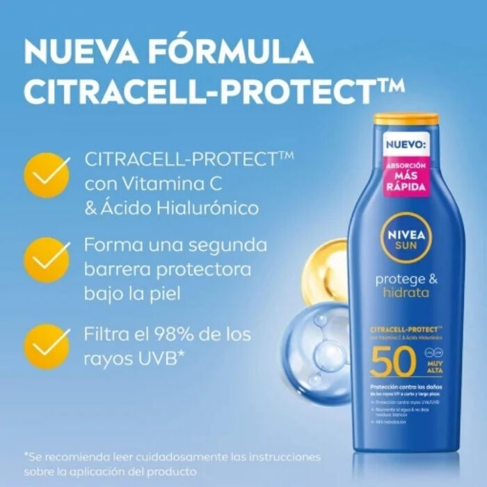 Protege & Hidrata Loci&oacute;n Solar SPF50+  400ml-157824 1