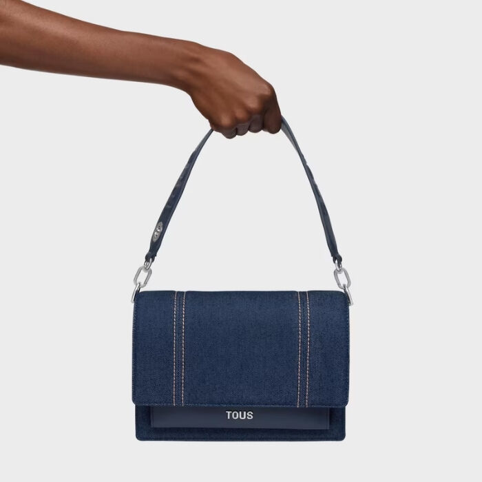 Bolso Bandolera Mediana Audree Denim   6
