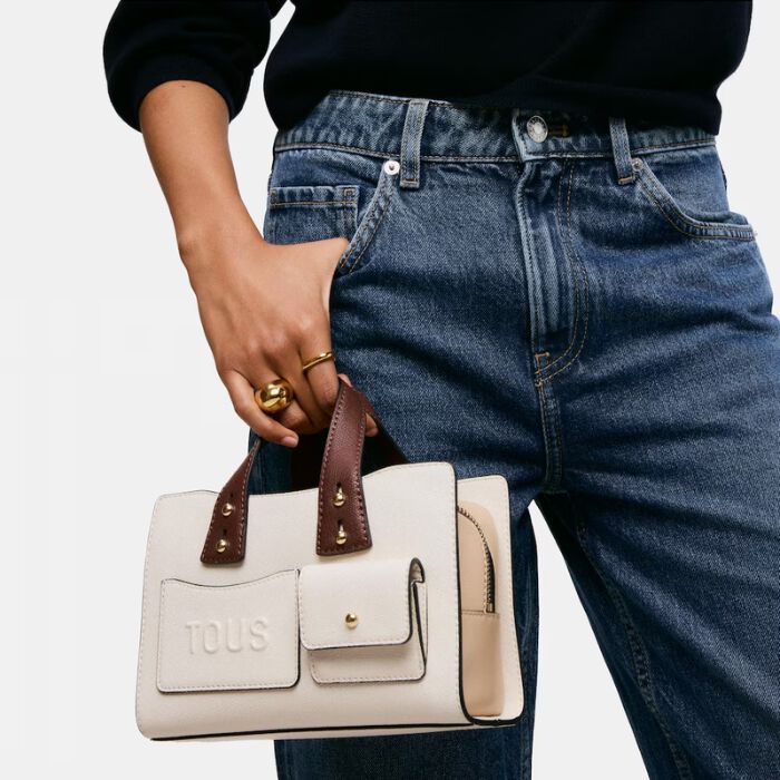 Bolso Bowling Back to Basics Beige   3