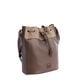 Bolso Bandolera Bicolor Marr&oacute;n   1