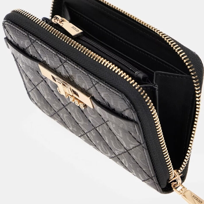 Cartera Idra Charol Negro   3