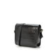 Bolso Bandolera Rectangular con Solapa Coco Negro   4