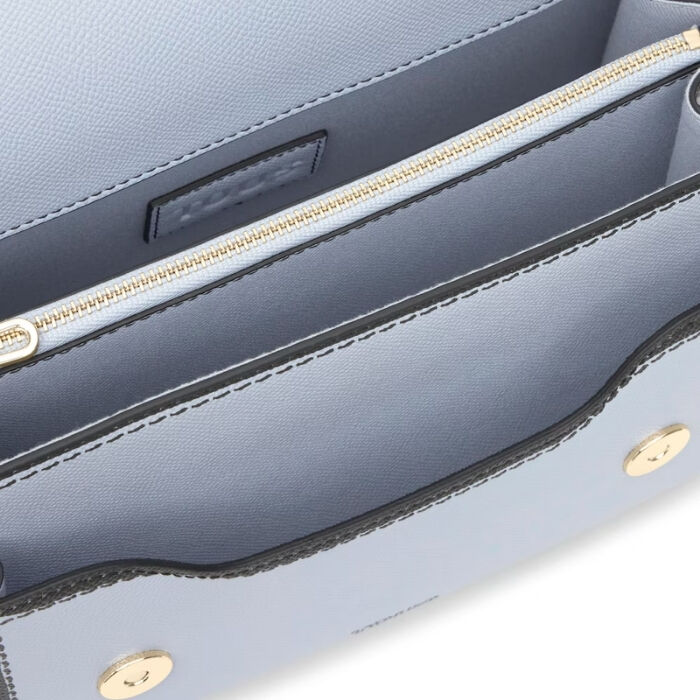 Bandolera Mediana Azul Gris&aacute;ceo Audree Trampantojo   2