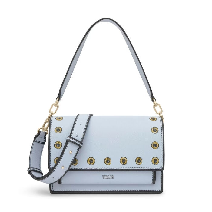 Bandolera Mediana Azul Gris&aacute;ceo Audree Trampantojo   0