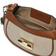 Furla Bolso Tesuto Natural Cognac   4