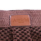 Bolso Bandolera Rafia Marr&oacute;n   2