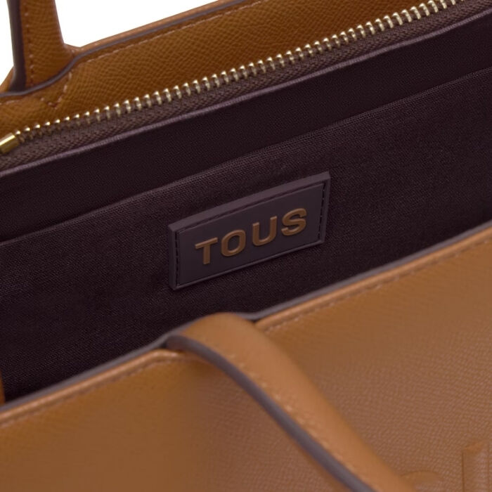 Bolso Shopper Mediano Brenda Camel   2