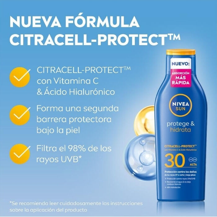 Protege & Hidrata Loci&oacute;n Solar SPF30  200ml-126892 2