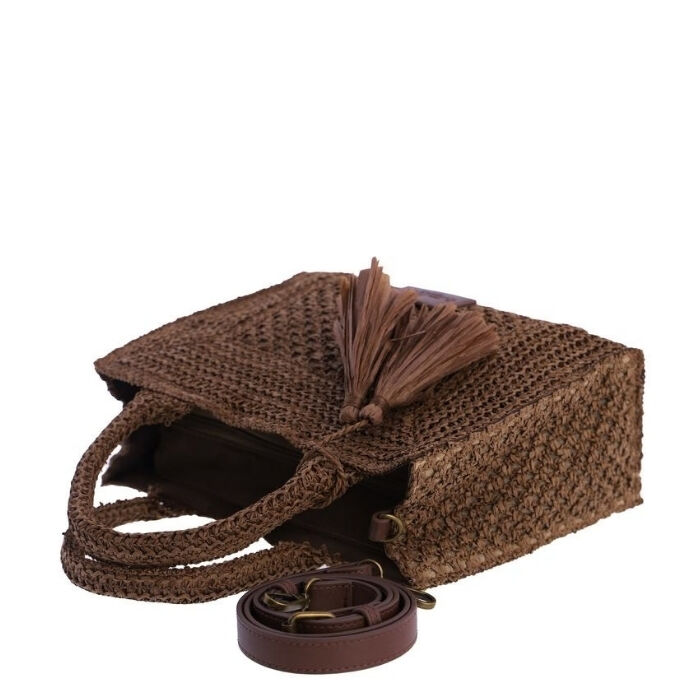 Bolso de Mano Dovena Marr&oacute;n   3