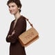 Bandolera Mediana Audree Rafia Camel   3