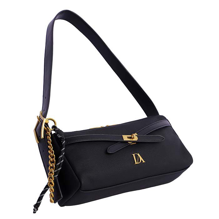 Bolso de Hombro Ajustable Negro   6