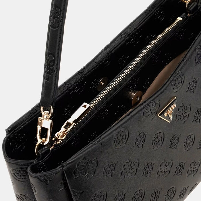 Bolso de Mano Tisha Logo 4G Peony Negro   3