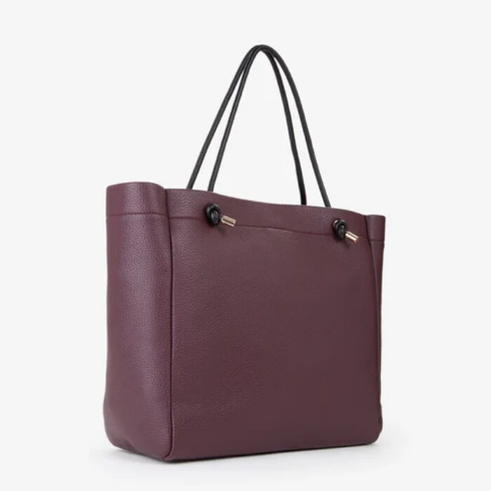 Bolso Shopper Grande Cortina Burdeos   1