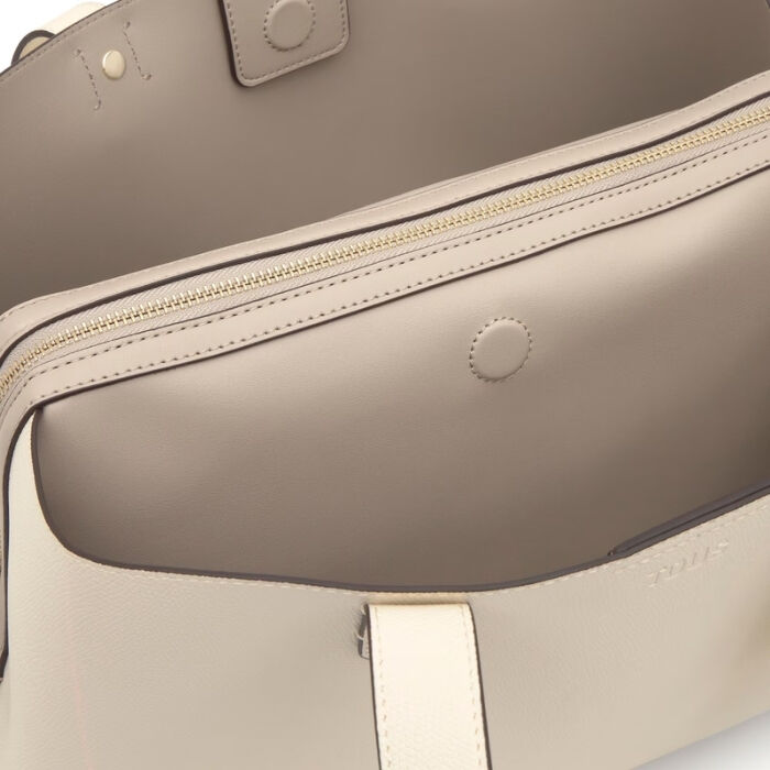 Bolso Mediano Citybow Beige   2