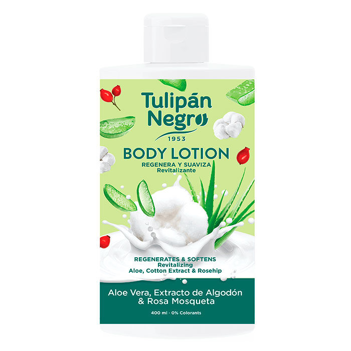 Body Lotion Aloe Vera, Algodón & Rosa Mosqueta  400ml-206947 1