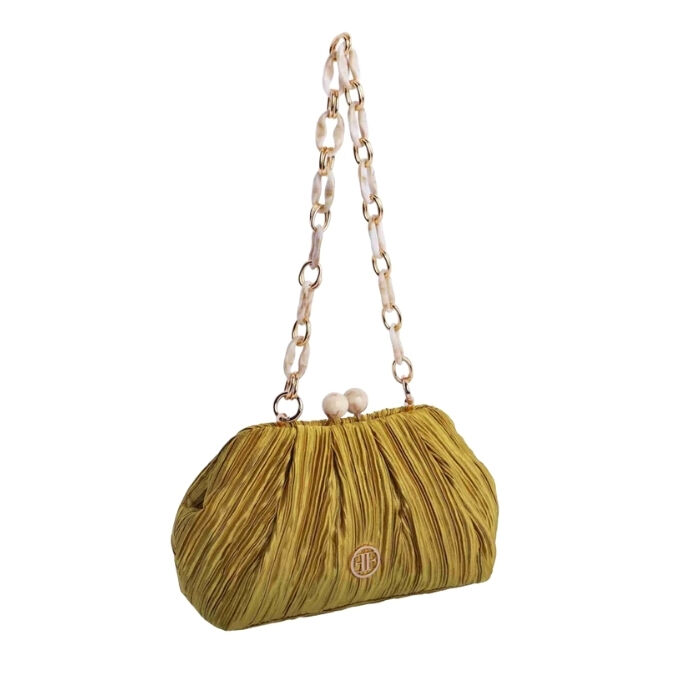 Bolso de Fiesta Leia Mostaza   2