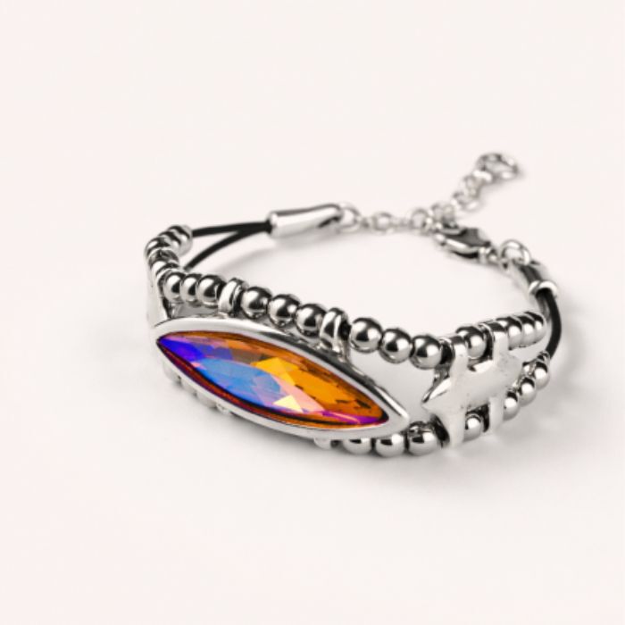 Pulsera Gardenia Plata  T. &Uacute;nica-236275 3