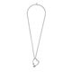 Collar Largo Cuore Color Plata  T. Única-216887 0