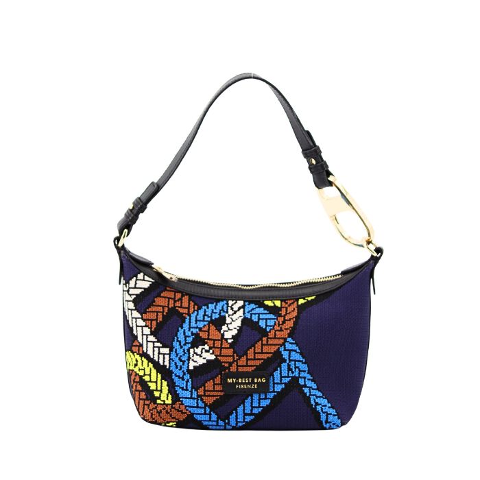 Bolso de Mano Bordado Cadenas  