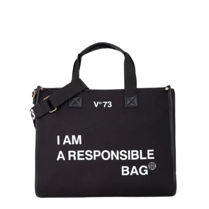 Bolso Shopper Responsibility Bis Negro   6