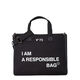 Bolso Shopper Responsibility Bis Negro   6