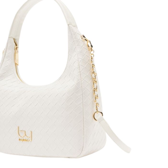 Bolso Tote Hobo Blanco   2