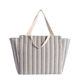 Bolso de Rayas Madeira Tricolor   3