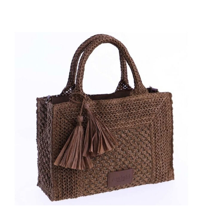 Bolso de Mano Dovena Marr&oacute;n   1